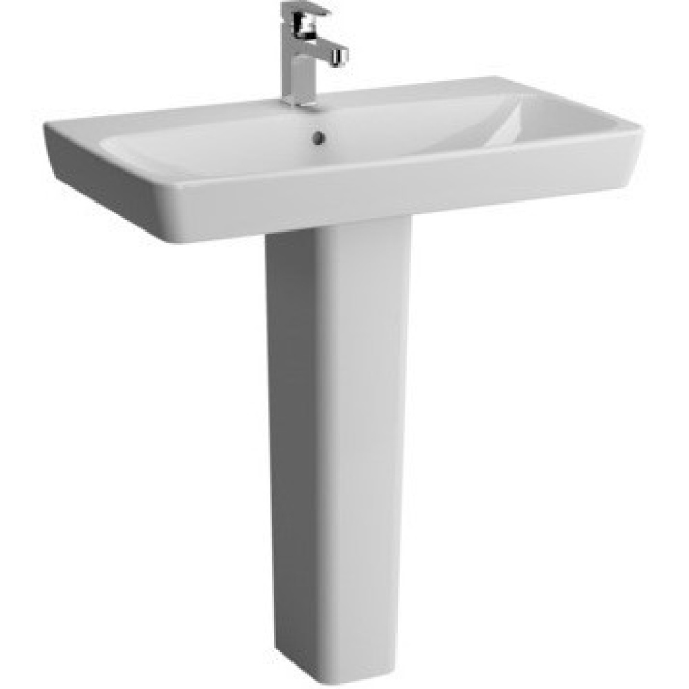 Раковина универсальная 80 см Vitra Metropole (5663B003-0001) белый