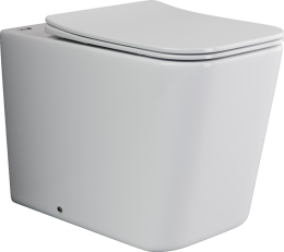 Приставной унитаз Ceramica Nova CUBIC CN1809 с сиденьем