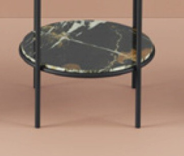 Фото Мебельная полка ArtCeram Vogue 2.0 (TFA012 91) черный золото