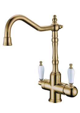 Фото Смеситель для кухни Boheme Medici Ripresa (111) бронза