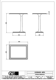 Фото Столик для ванной Gessi Eleganza (46791#521) белый, матовый