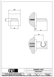 Держатель душа Gessi Eleganza (46157#031) хром