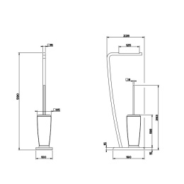 Ершик для унитаза Gessi Mimi (33333#031) хром