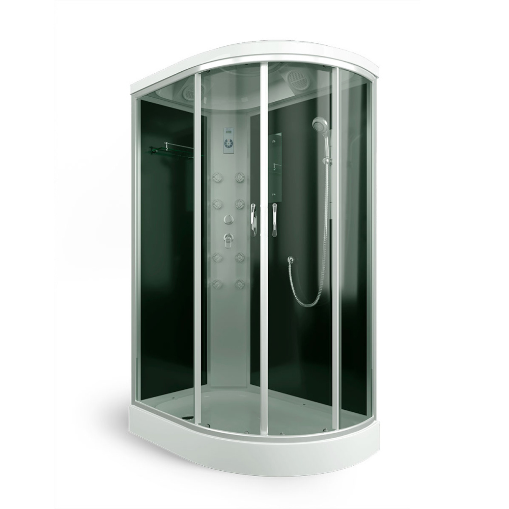 Душевая кабина 120x80x215 Erlit (ER4512PL-C4) , Поддон низкий