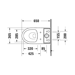 Унитаз напольный Duravit Durastyle 2182090000