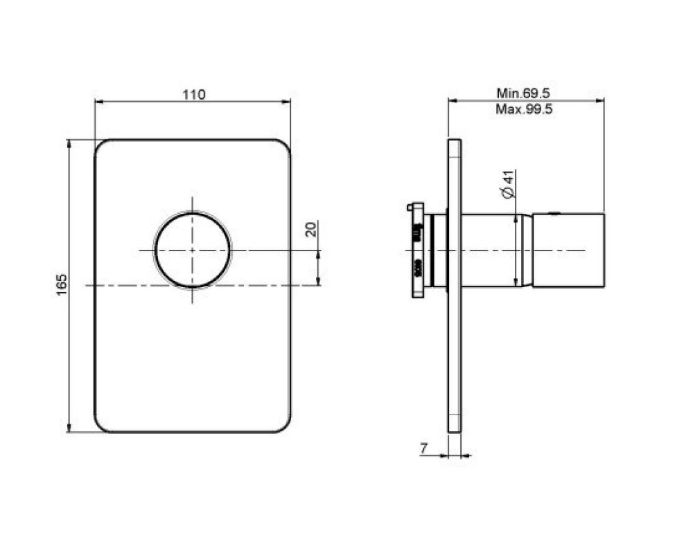 Смеситель для душа F4169X1CR FIMA Carlo Frattini Nomos Go