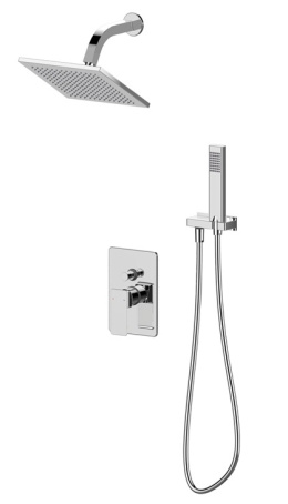 Встраиваемый смеситель с душевым набором Bravat Phillis (F856101C-A-ENG)