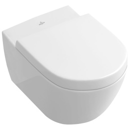 Крышка-сиденье для унитаза Villeroy & Boch Subway 2.0 9M68Q1R2 ярко-белый, CeramicPlus