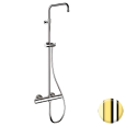 Душевая система термостатическая Remer Elegance EQ32ASSDGP, золото глянцевое PVD