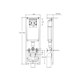 Инсталляция Ideal Standard с унитазом Ideal Standard Connect E803501, сиденье микролифт, комплект