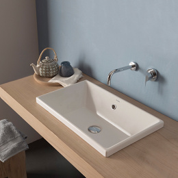 Фото Раковина встраиваемая Globo Forty3 (FO056.BI) белый