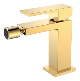 Фото Cмеситель для умывальника Boheme Qubic (476-G) золото