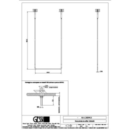 Полотенцедержатель Gessi Goccia (38143#031) хром