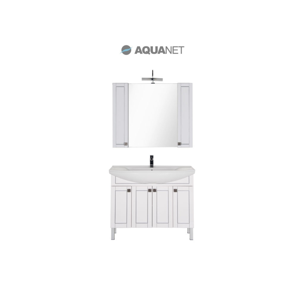 Мебель для ванной Aquanet Честер 105 белый/серебро