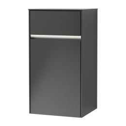 Фото Villeroy Boch Collaro C032L1PD Шкаф боковой для ванной комнаты, петли справа (Black Matt Lacquer)