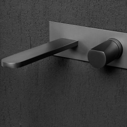 Фото Antonio Lupi Indigo ND200GR Grafite Смеситель для раковины, встраиваемый, излив: 200мм, цвет: графит