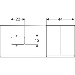 Geberit Citterio 500.564.JJ.1 Тумба для раковины, с ящиками выдвижными