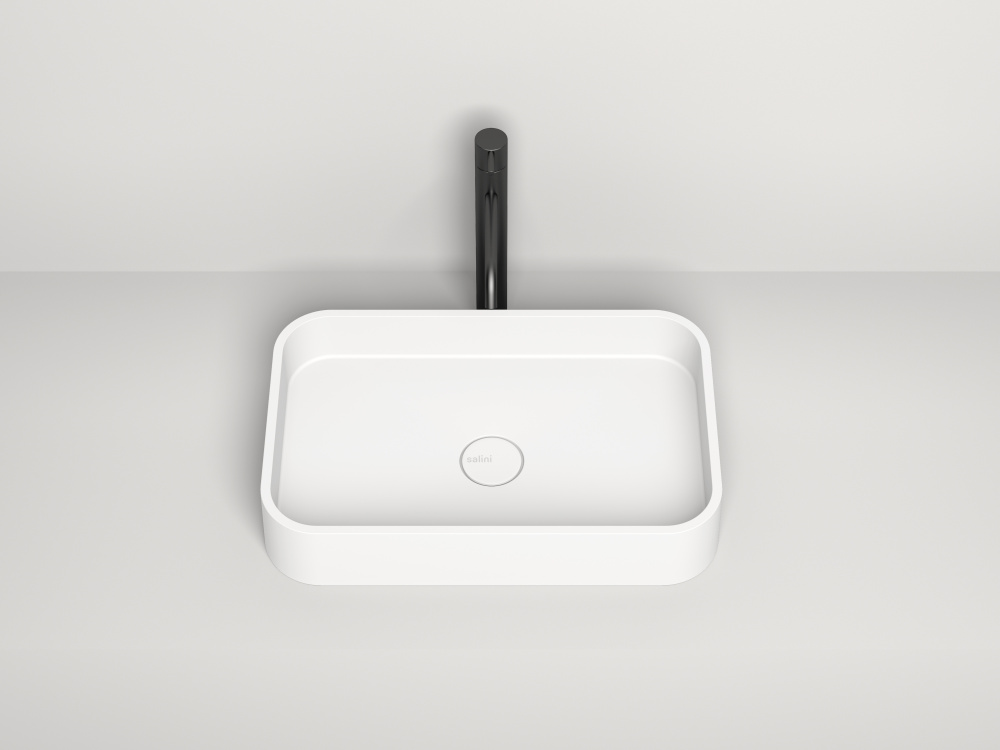 Фото Раковина накладная Salini Callista (1101204SMRH)