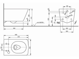 Фото Подвесной унитаз TOTO SX CW522EMUNW1
