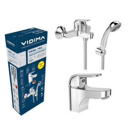 Комплект смесителей Vidima Fine BA424AA, хром