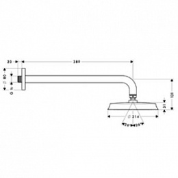 Верхний душ Hansgrohe Raindance Classic AIR 27428000