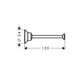 Фото Axor Montreux 42028990 Держатель ​для ​туалетной​ бумаги​, цвет: полированное золото