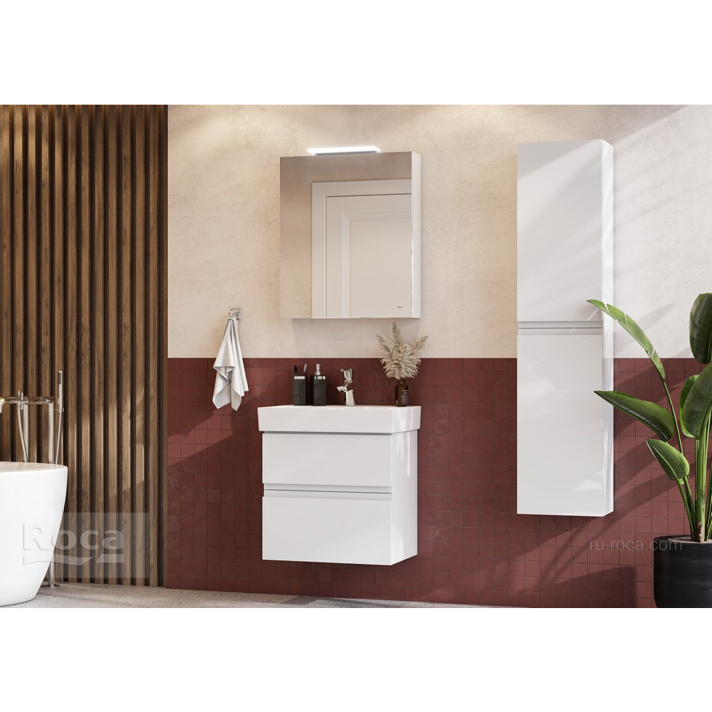 Тумба под раковину Roca Oleta (A857639501) белый, матовый