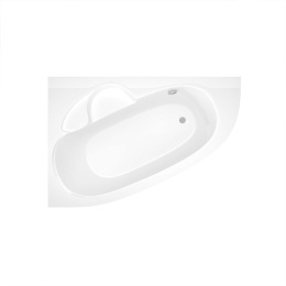 Фото Ванна асимметричная правая 170х110 Alba Spa Katrina (ВАС028030П100) белый глянцевый
