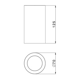 Стакан настольный Cisal Vita VI0904704Q, белый