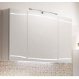 Зеркальный шкаф Pelipal Cassca CS-SPS09 ComfN бел.глян 140 x 70 см с подсветкой, белый глянцевый