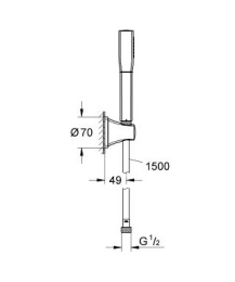 Душевой набор Grohe Grandera (27993000) хром