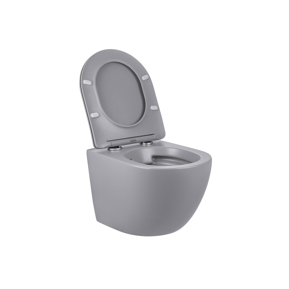 Унитаз подвесной Vincea Globo (VT1-14SMG) матовый серый