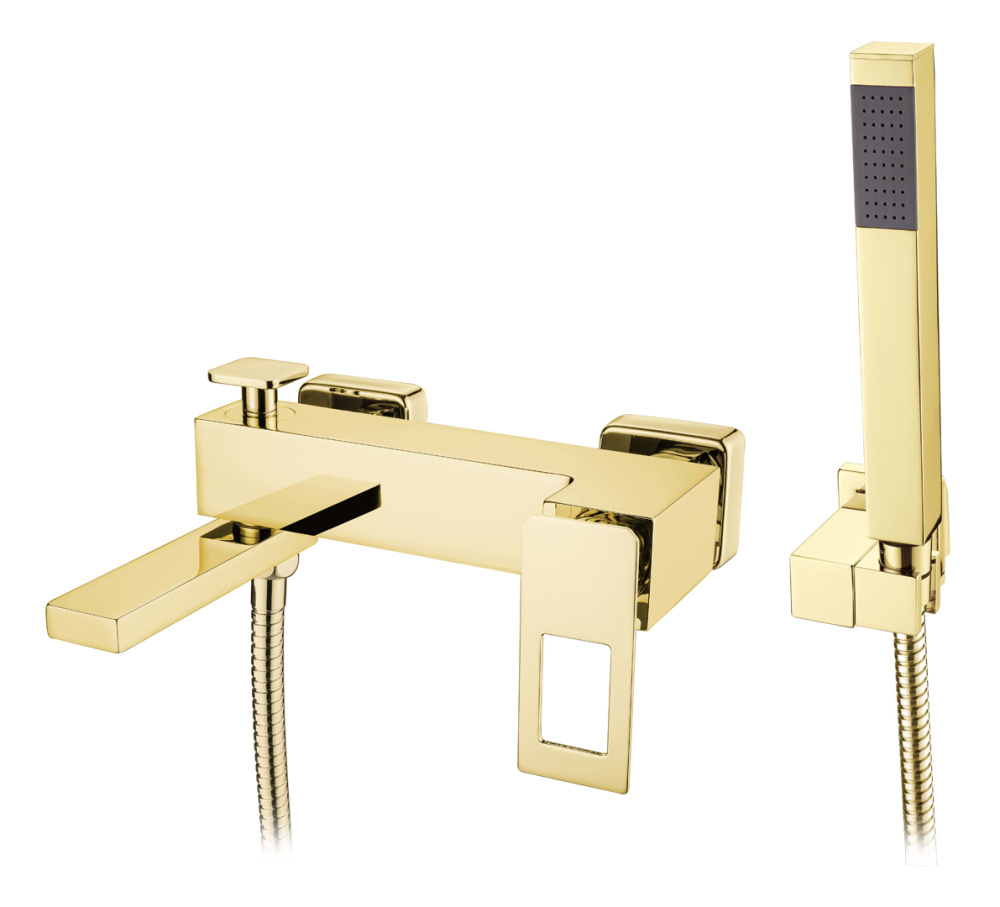 Фото Смеситель для ванны Boheme Q (143-GG) золото