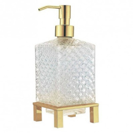 Фото Диспенсер квадратный Boheme (10225) золото