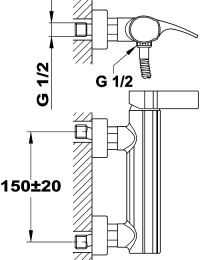 Teka Vita 242310200 Смеситель для душа