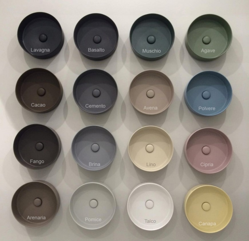 Ceramica CIELO Shui Comfort MILAQ AG - Раковина накладная Minimo 25*25 см Agave (Агава)