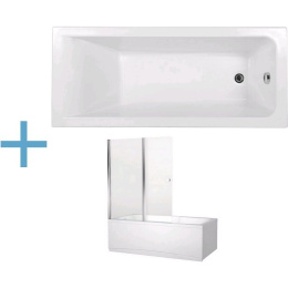 Акриловая ванна 175x75 Aquanet (00240094), прямоугольная