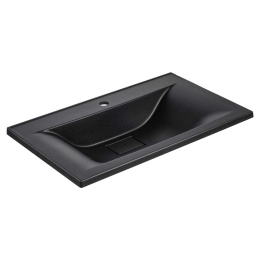 Раковина из кварцевого камня Vincea (VCB-3M800B) черный матовый