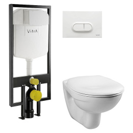 Инсталляция и унитаз Vitra Normus (9773B003-7201) белый