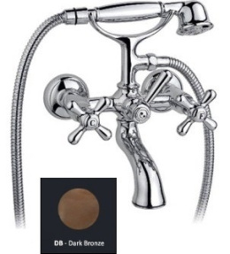 Фото Смеситель Nicolazzi 2501DB Nuova Brenta для ванны, старая бронза