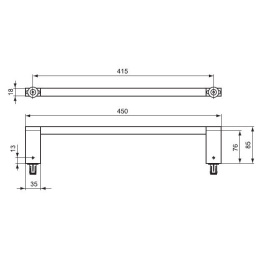 Ideal Standard Connect E6981AA Полотенце-держатель