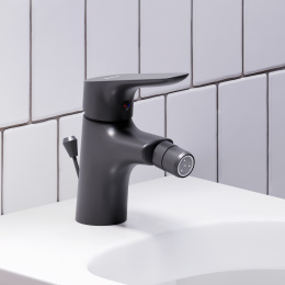 Фото Смеситель для биде с донным клапаном Damixa Jupiter (770240300) черный