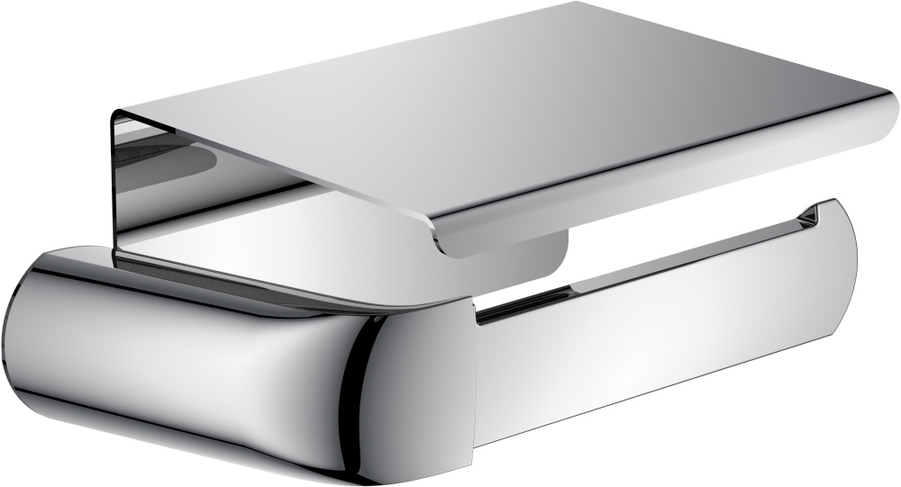 Фото Держатель туалетной бумаги Rush Flores (FL08111B) хром