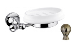 Фото Мыльница Cezares Olimp SOD-02-M цвет бронза, ручки металл