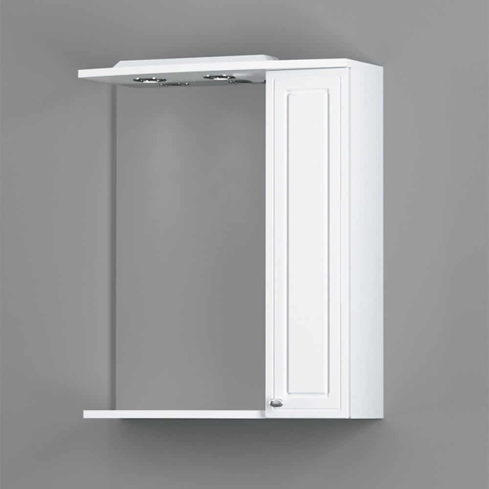 RedBlu by Damixa M41MPR0601WG Palace One, зеркало, частично зеркальный шкаф, правый, 60 см, с подсве