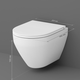 Унитаз подвесной Am.Pm Spirit V2.0 (C701700SC) белый