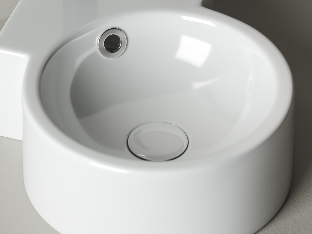 Фото Умывальник подвесной угловой Ceramica Nova Element CN5019