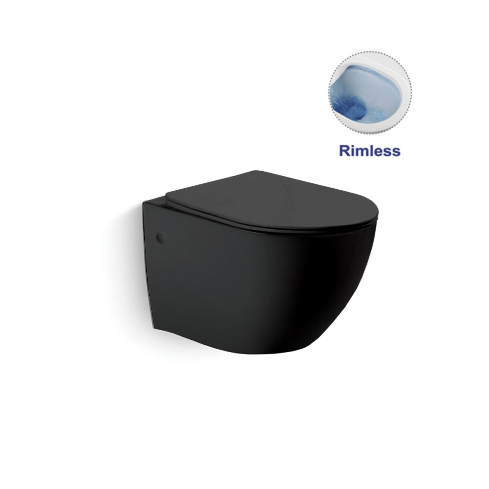 Унитаз подвесной Vincea Globo (VT1-14MB) матовый черный