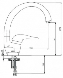 E.C.A. Mix 2000 102108427 для кухонной мойки