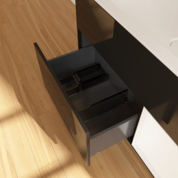 Villeroy Boch Finion F040MTPH Тумба под раковину 996х498 мм (white matt/glossy black)